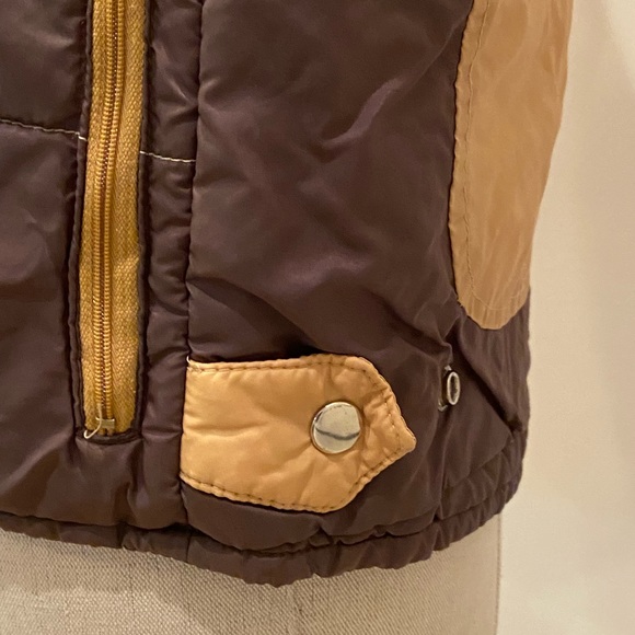 Vintage Holiday Ranger Outdoor Menswear Tan & Brown Retro Vest / Size M - Picture 10 of 13